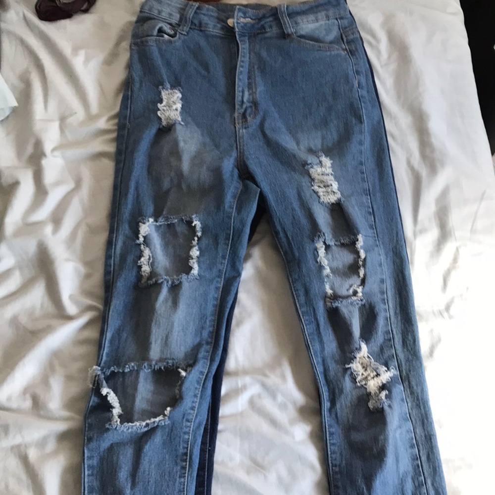 Fashion Nova Light Wash Jeans